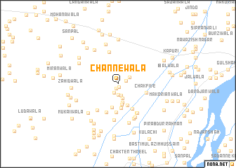 map of Channewāla
