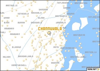 map of Channuwāla