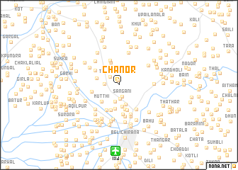 map of Chanor