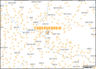 map of Chanpura Pāīn