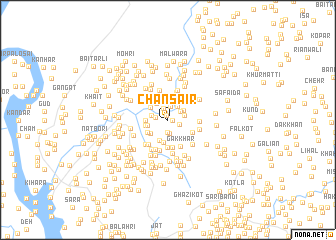 map of Chansair