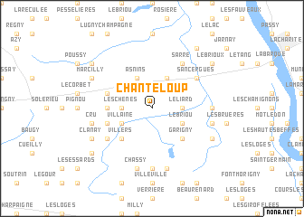 map of Chanteloup
