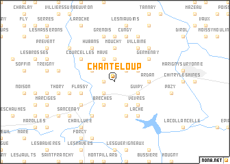 map of Chanteloup