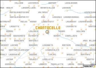 map of Chantocelle