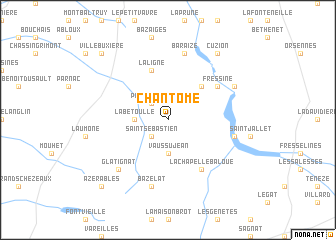 map of Chantôme