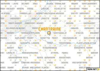 map of Chantraine