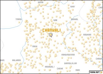 map of Chānwāli