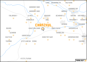 map of Chanz-Kulʼ