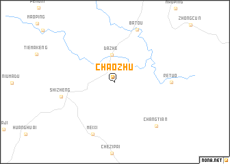 map of Chaozhu