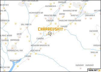 map of Chapaevskiy