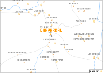 map of Chaparral