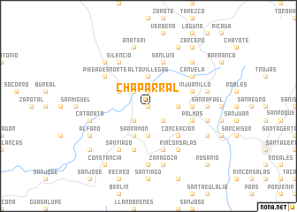 map of Chaparral