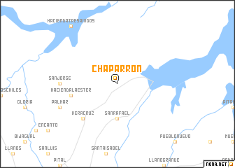 map of Chaparrón
