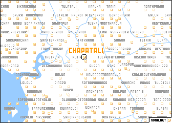 map of Chāpātali