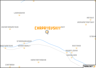 map of Chapayevskiy