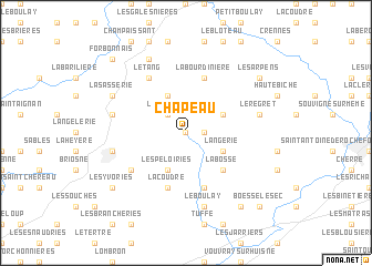 map of Chapeau