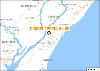 map of Chapel Creek Villas