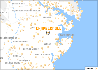 map of Chapel Knoll