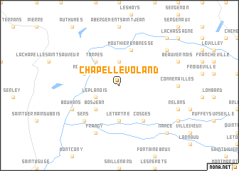 map of Chapelle-Voland