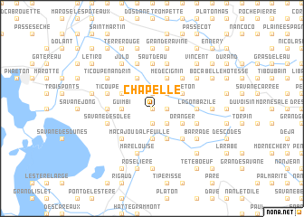 map of Chapelle