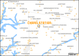 map of Chapel Station