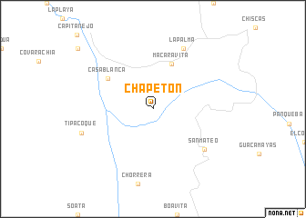 map of Chapetón