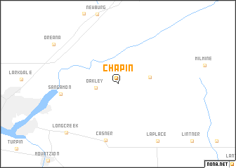 map of Chapin