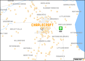 map of Chaplecroft