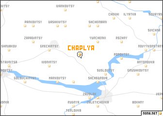 map of Chaplya