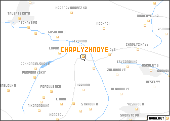 map of Chaplyzhnoye