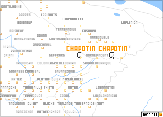 map of Chapotin