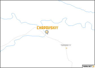 map of Chapovskiy