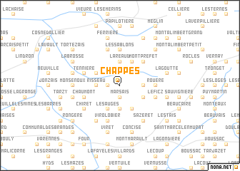 map of Chappes