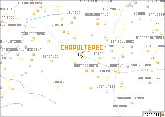 map of Chapultepec