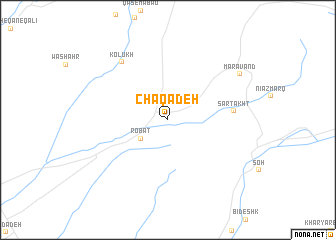 map of Chaqādeh