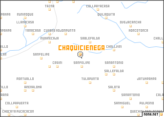 map of Chaquiciénega