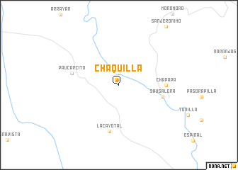 map of Chaquilla
