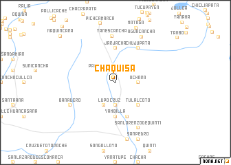 map of Chaquisa