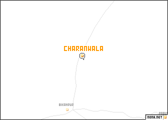 map of Chāranwāla