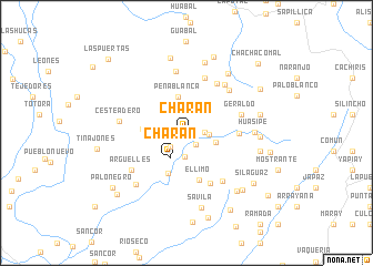 map of Charán