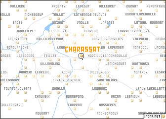 map of Charassat