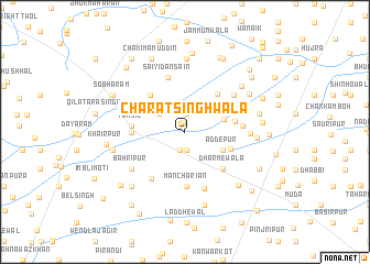 map of Charat Singhwāla