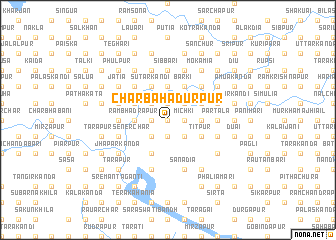 map of Char Bāhādurpur