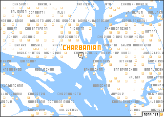 map of Char Bāniān