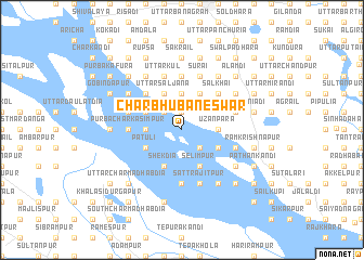 map of Char Bhubaneswar