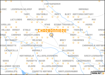 map of Charbonnière