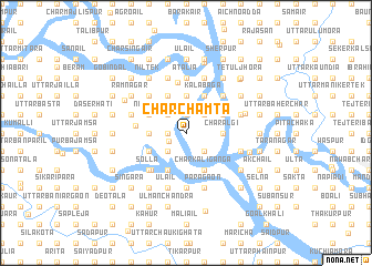 map of Char Chāmta