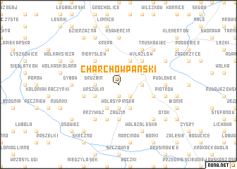 map of Charchów Pański