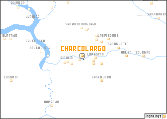 map of Charcolargo