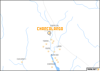 map of Charcolargo